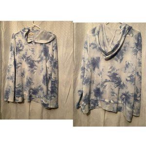 Wallflowers tie dye hooded sweater